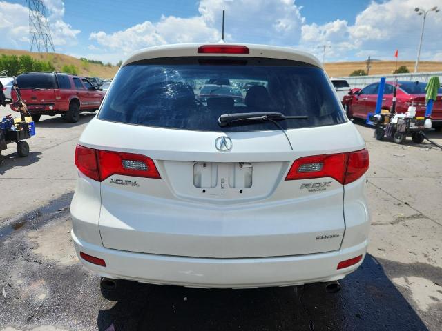 5J8TB18509A000411 - 2009 ACURA RDX TECHNOLOGY WHITE photo 6