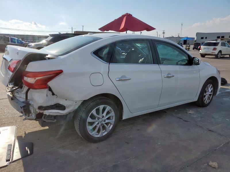 3N1AB7AP4KY426594 - 2019 NISSAN SENTRA S WHITE photo 3