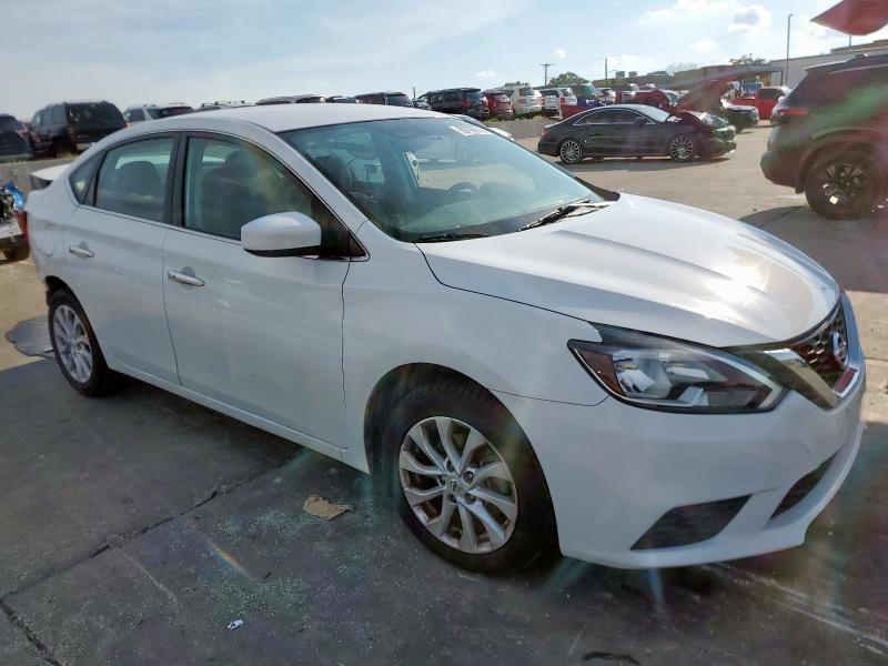 3N1AB7AP4KY426594 - 2019 NISSAN SENTRA S WHITE photo 4