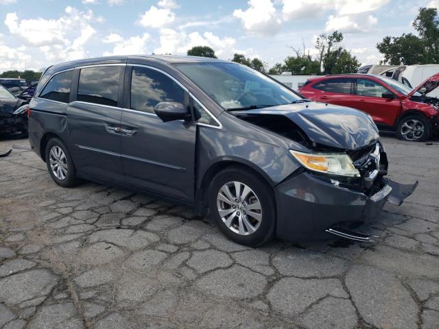 5FNRL5H6XEB093851 - 2014 HONDA ODYSSEY EXL GRAY photo 4