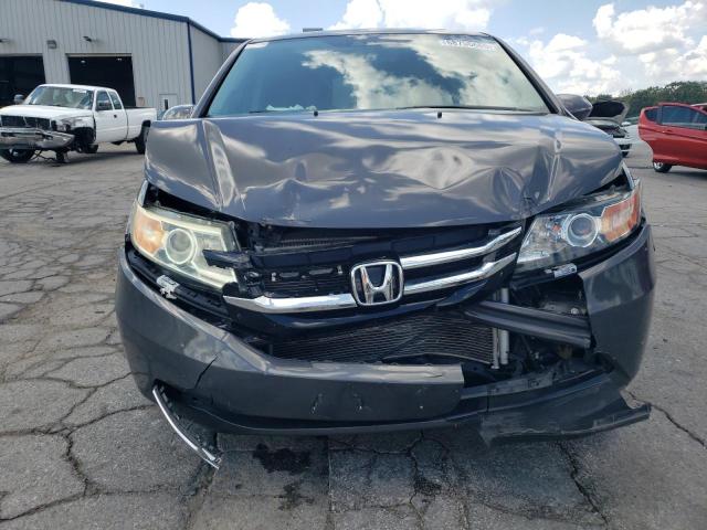5FNRL5H6XEB093851 - 2014 HONDA ODYSSEY EXL GRAY photo 5