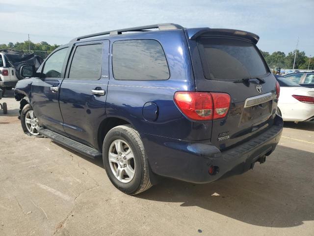 5TDBY68A38S008071 - 2008 TOYOTA SEQUOIA LIMITED BLUE photo 2