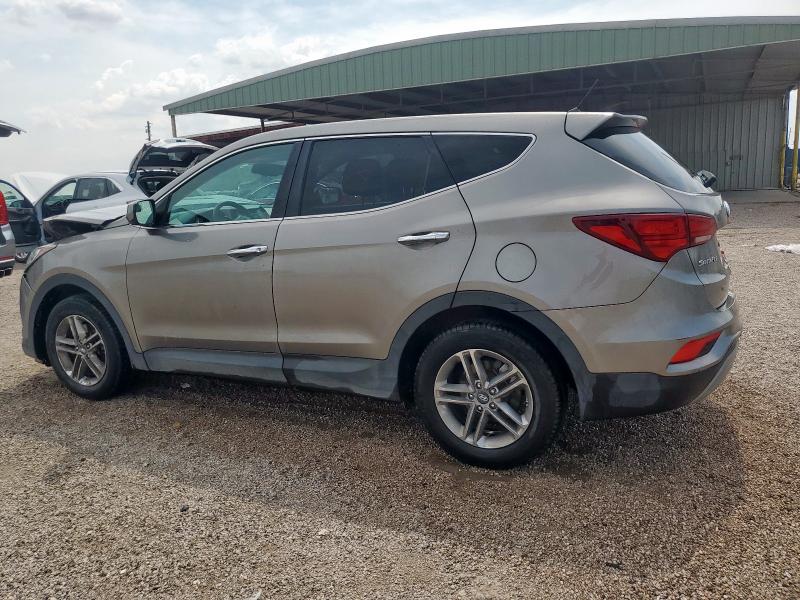 5XYZT3LB6JG531194 - 2018 HYUNDAI SANTA FE S GRAY photo 2