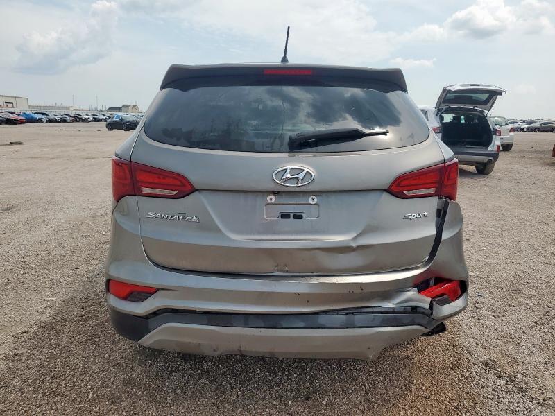 5XYZT3LB6JG531194 - 2018 HYUNDAI SANTA FE S GRAY photo 6