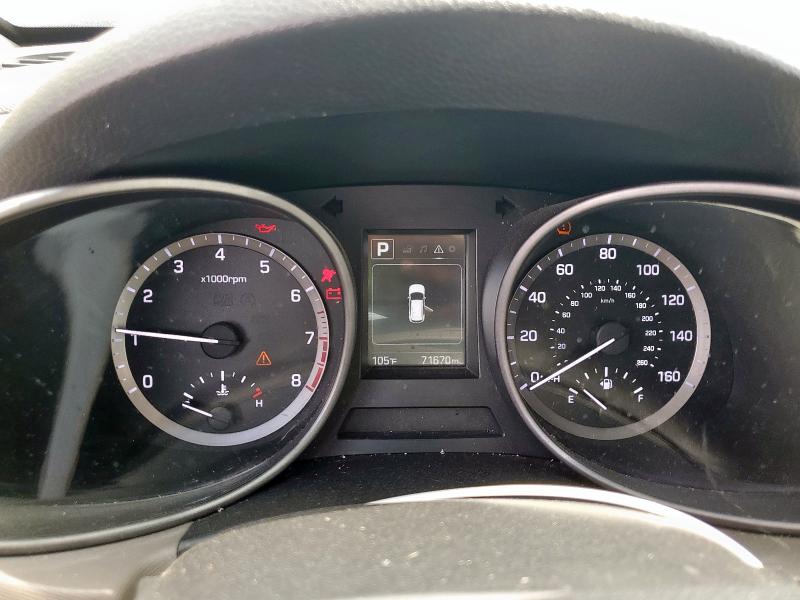 5XYZT3LB6JG531194 - 2018 HYUNDAI SANTA FE S GRAY photo 9