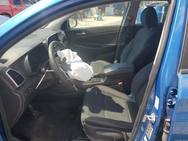 KM8J2CA44KU929178 - 2019 HYUNDAI TUCSON SE BLUE photo 7