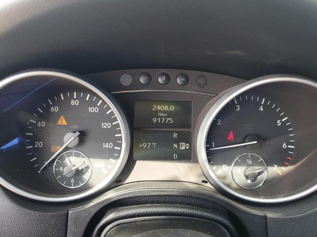 4JGBB8GB3AA556772 - 2010 MERCEDES-BENZ ML 350 4MATIC GRAY photo 9