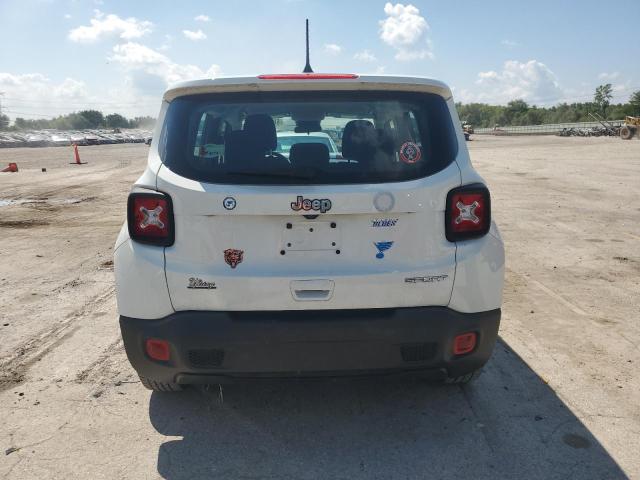 ZACNJCAB2MPM25611 - 2021 JEEP RENEGADE SPORT WHITE photo 6