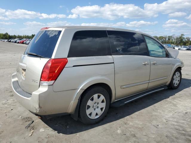 5N1BV28U74N309899 - 2004 NISSAN QUEST S BEIGE photo 3