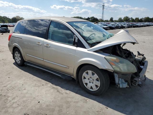 5N1BV28U74N309899 - 2004 NISSAN QUEST S BEIGE photo 4