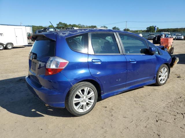 JHMGE884X9S044612 - 2009 HONDA FIT SPORT BLUE photo 3