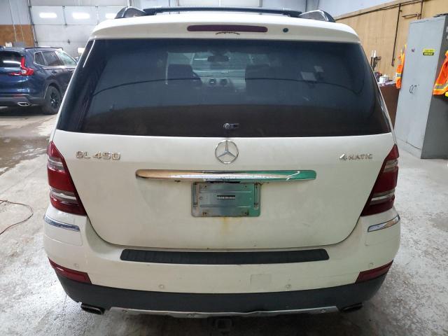 4JGBF71E57A286471 - 2007 MERCEDES-BENZ GL 450 4MATIC WHITE photo 6