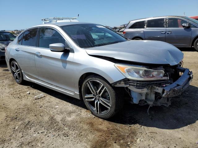 1HGCR2F69GA155940 - 2016 HONDA ACCORD SPORT SILVER photo 4