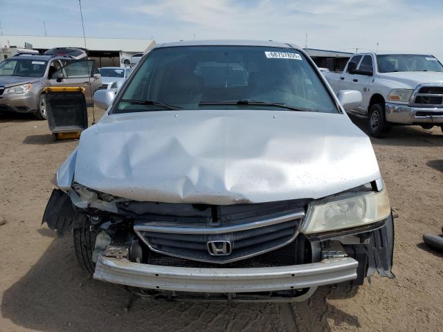 5FNRL18062B053900 - 2002 HONDA ODYSSEY EXL SILVER photo 5