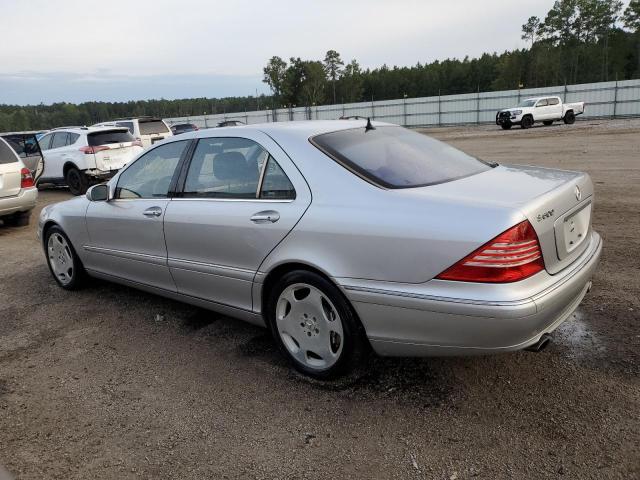 WDBNG76J93A332638 - 2003 MERCEDES-BENZ S 600 SILVER photo 2