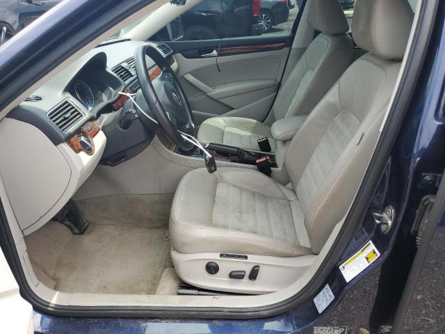 1VWCN7A32DC060640 - 2013 VOLKSWAGEN PASSAT SEL BLUE photo 7