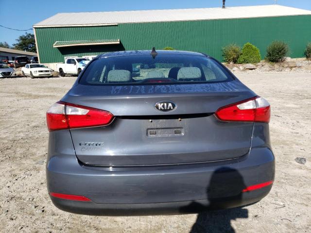 KNAFX4A68E5074435 - 2014 KIA FORTE LX BLUE photo 6