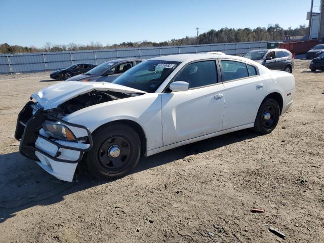 2C3CDXAG5EH205584 - 2014 DODGE CHARGER POLICE WHITE photo 1