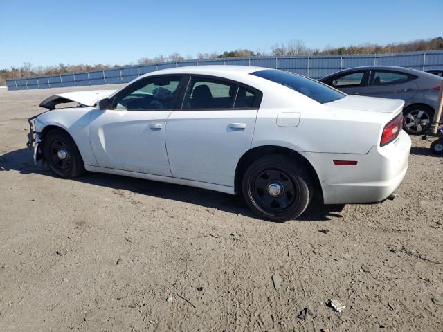 2C3CDXAG5EH205584 - 2014 DODGE CHARGER POLICE WHITE photo 2