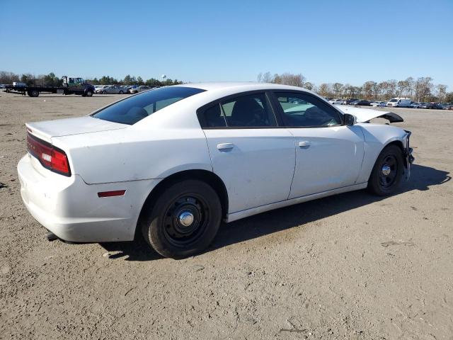 2C3CDXAG5EH205584 - 2014 DODGE CHARGER POLICE WHITE photo 3