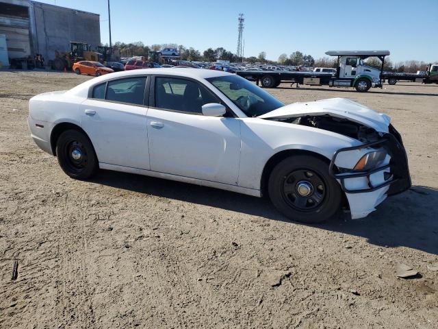 2C3CDXAG5EH205584 - 2014 DODGE CHARGER POLICE WHITE photo 4