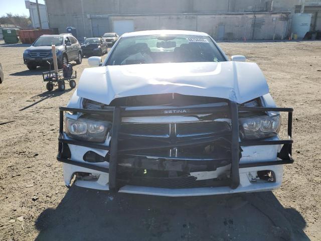 2C3CDXAG5EH205584 - 2014 DODGE CHARGER POLICE WHITE photo 5
