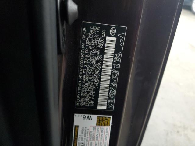 JTKDE167590288391 - 2009 TOYOTA SCION TC 栗色 照片 12