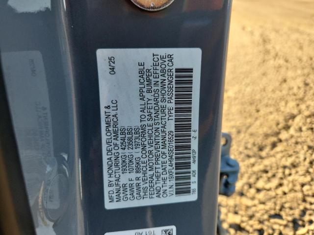 19XFL4H94SE016529 - 2025 HONDA CIVIC SPORT TOURING GRAY photo 13