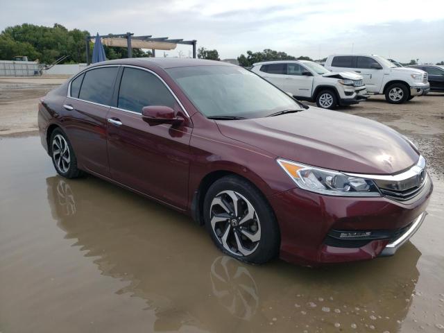 1HGCR2F8XHA041271 - 2017 HONDA ACCORD EXL MAROON photo 4