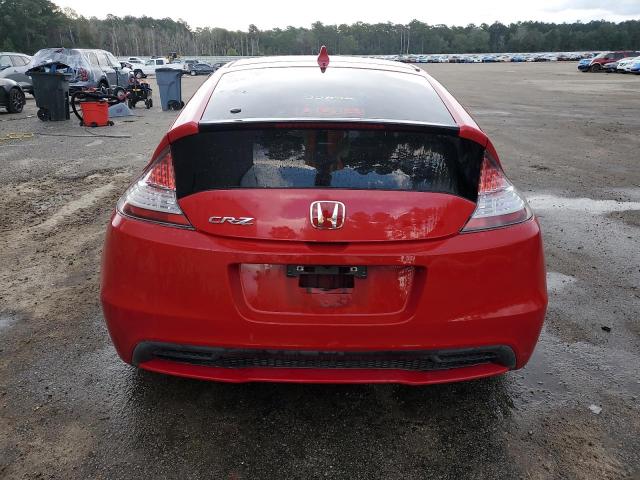 JHMZF1D47DS003737 - 2013 HONDA CR-Z RED photo 6