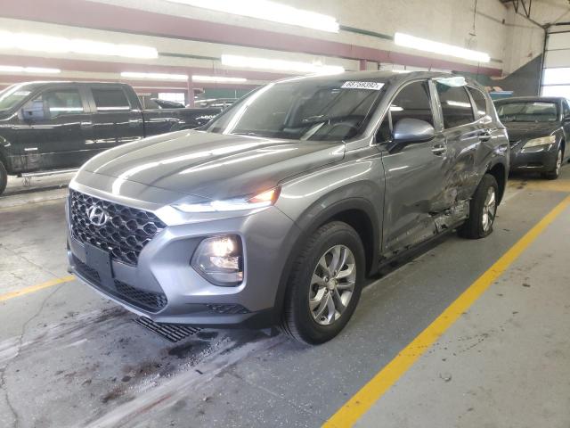 5NMS2CAD6KH120975 - 2019 HYUNDAI SANTA FE SE CHARCOAL photo 1