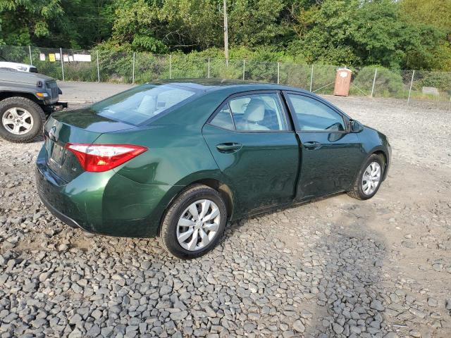 2T1BURHE0FC422429 - 2015 TOYOTA COROLLA L GREEN photo 3