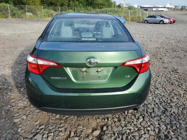 2T1BURHE0FC422429 - 2015 TOYOTA COROLLA L GREEN photo 6