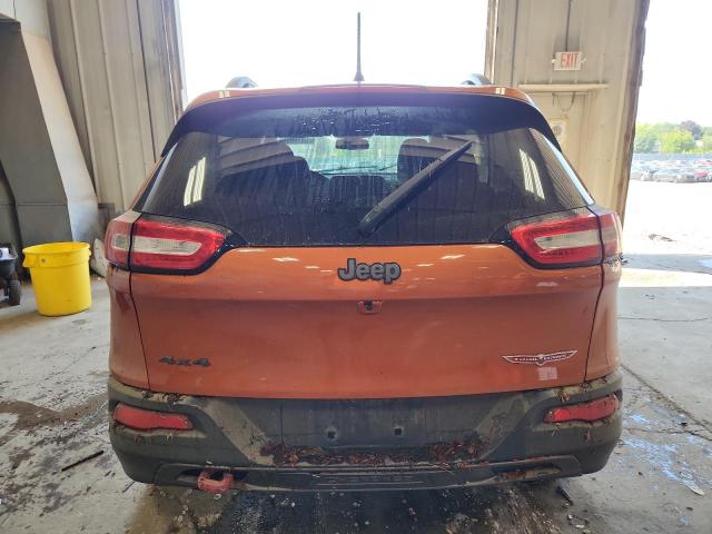 1C4PJMBS5GW335473 - 2016 JEEP CHEROKEE TRAILHAWK ORANGE photo 6