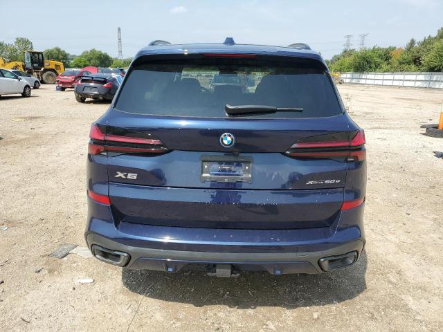 5UX43EU02S9002684 - 2025 BMW X5 XDRIVE50E BLUE photo 6