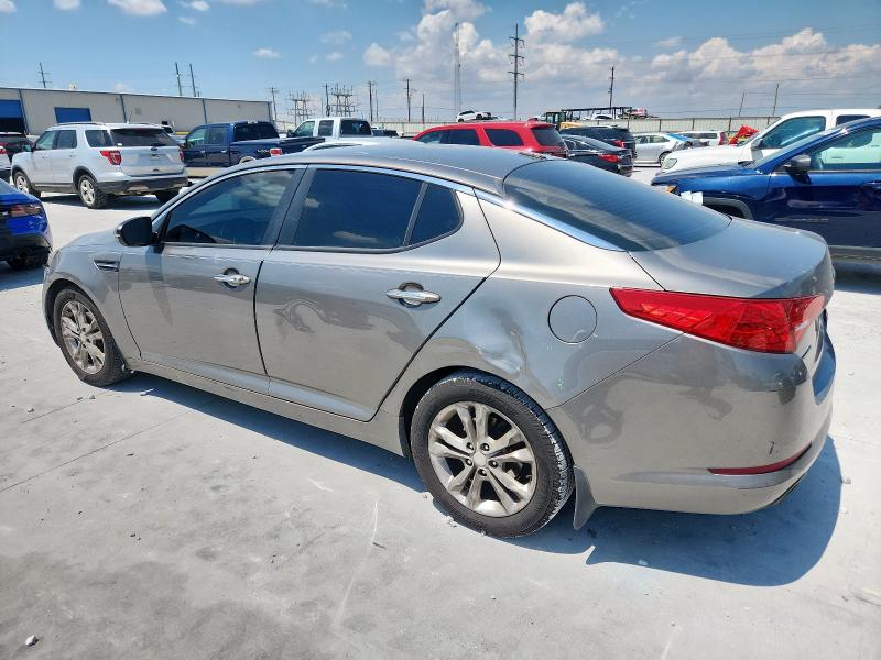 5XXGN4A70DG110473 - 2013 KIA OPTIMA EX GRAY photo 2
