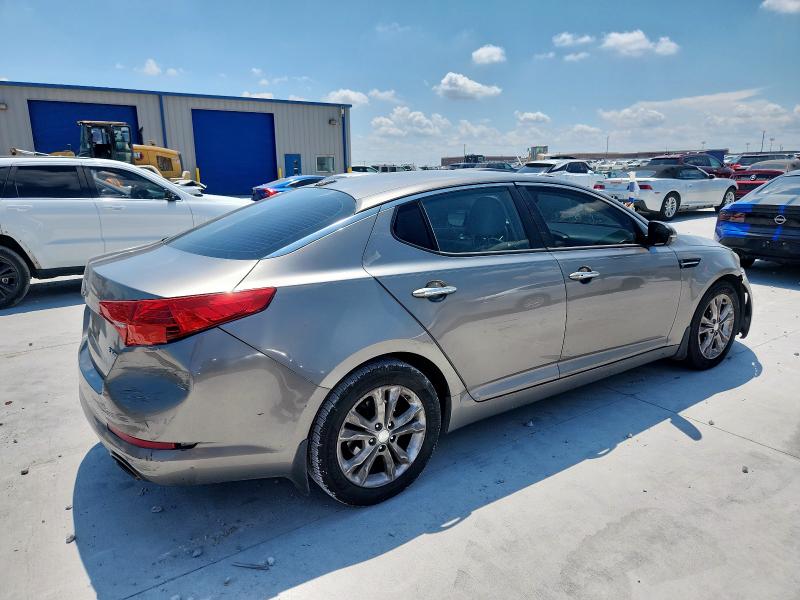 5XXGN4A70DG110473 - 2013 KIA OPTIMA EX GRAY photo 3