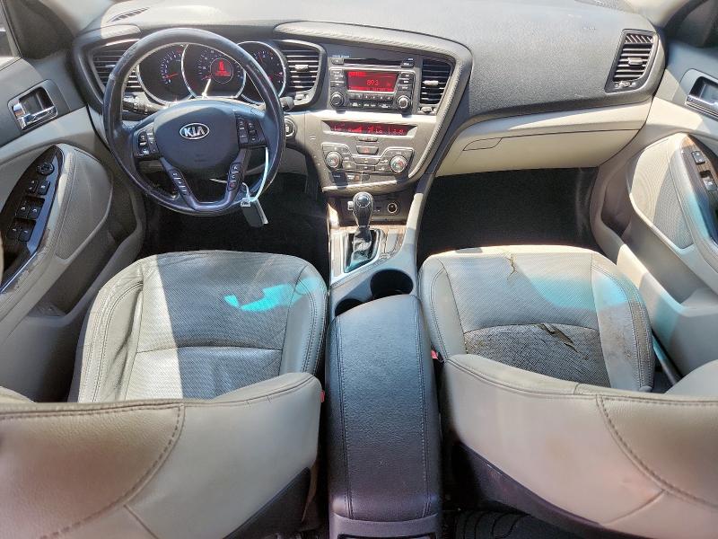 5XXGN4A70DG110473 - 2013 KIA OPTIMA EX GRAY photo 8