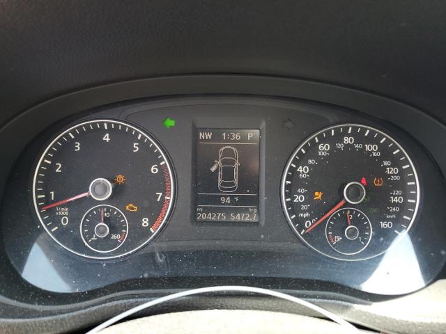 1VWCH7A38DC002698 - 2013 VOLKSWAGEN PASSAT SEL WHITE photo 9