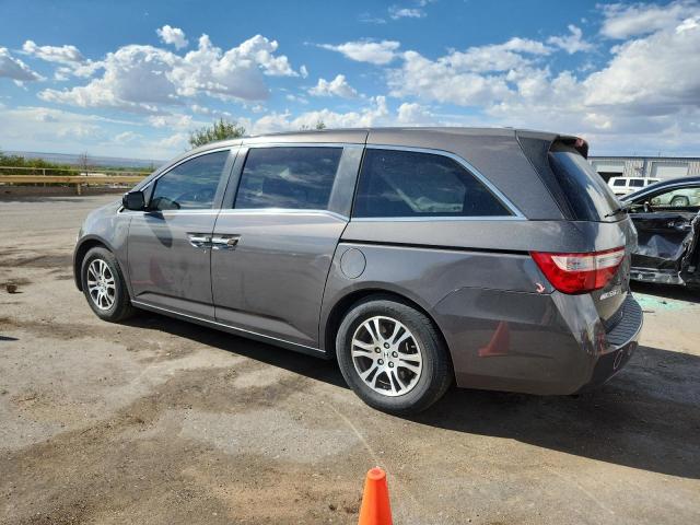 5FNRL5H60DB010510 - 2013 HONDA ODYSSEY EXL ნაცრისფერი ფოტო 2