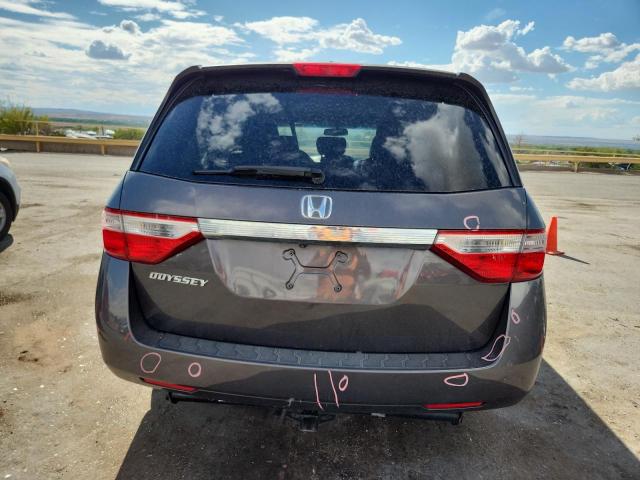 5FNRL5H60DB010510 - 2013 HONDA ODYSSEY EXL ნაცრისფერი ფოტო 6