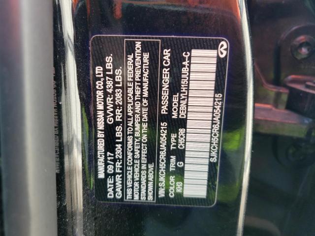 SJKCH5CR6JA054215 - 2018 INFINITI QX30 BASE BLACK photo 14