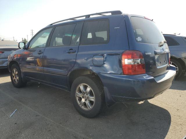JTEGD21A870170859 - 2007 TOYOTA HIGHLANDER BLUE photo 2