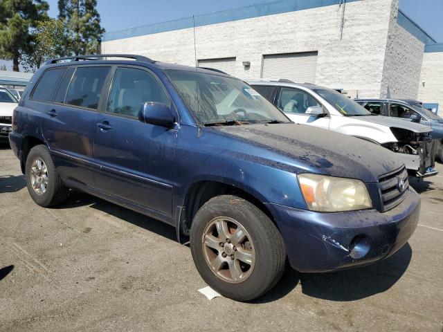JTEGD21A870170859 - 2007 TOYOTA HIGHLANDER BLUE photo 4