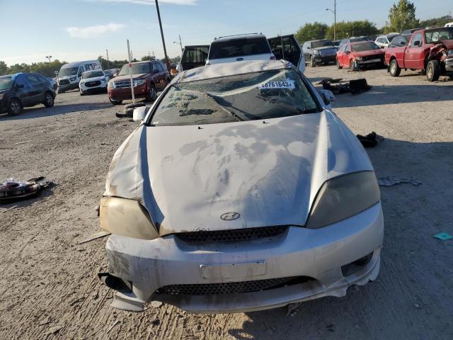 KMHHM65D35U168460 - 2005 HYUNDAI TIBURON SILVER photo 5