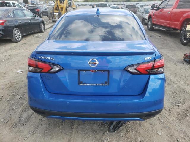 3N1CN8FVXML893421 - 2021 NISSAN VERSA SR BLUE photo 6