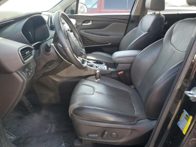 5NMS33AD1LH202725 - 2020 HYUNDAI SANTA FE SEL შავი ფოტო 7