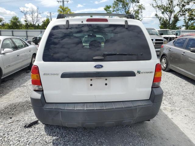 1FMYU96H46KD56176 - 2006 FORD ESCAPE HEV WHITE photo 6