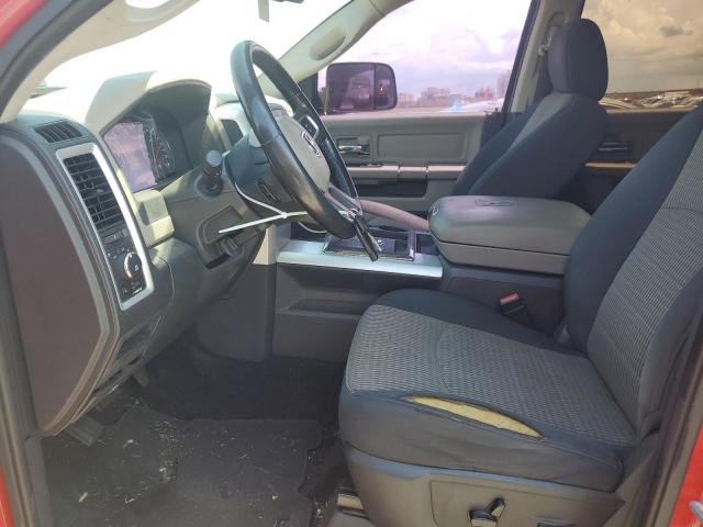 1D7RB1CT3AS189509 - 2010 DODGE RAM 1500 RED photo 7