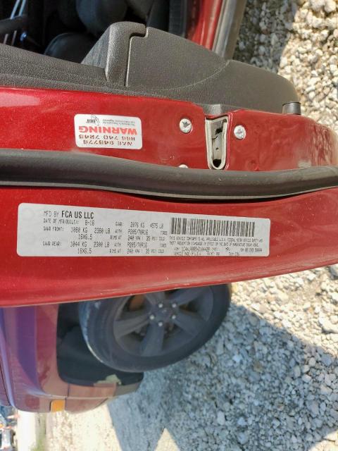 1C4NJRBB5HD104428 - 2017 JEEP PATRIOT SPORT RED photo 13